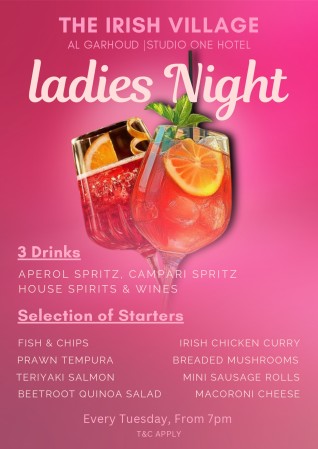 Ladies Night - Tuesday Nights from 7pm
