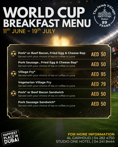 WORLD CUP BEAKFAST 